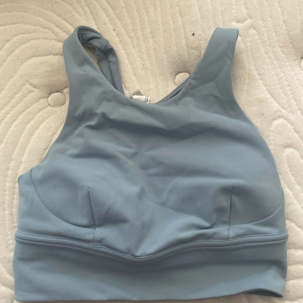 Lululemon sports bra grey size 4 with cups